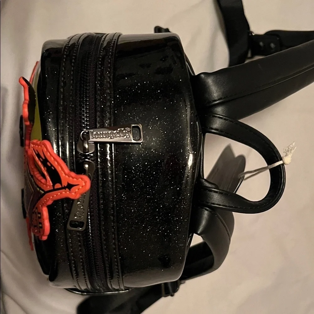 Disney lounge fly Black and Orange Halloween Backpack glow in dark